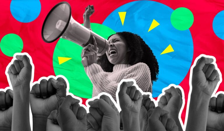 Imagem ilustrativa de Marketing Político, mostrando uma liderança em visita comunitária, produzindo conteúdo autêntico para redes sociais.